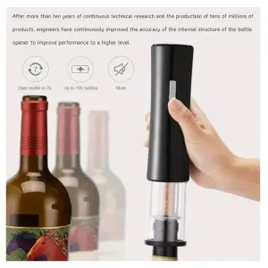 Sacacorchos Vino Recargable USB: ¡El Abridor de Vino Perfecto! - Sacacorchos Vino Recargable Usb