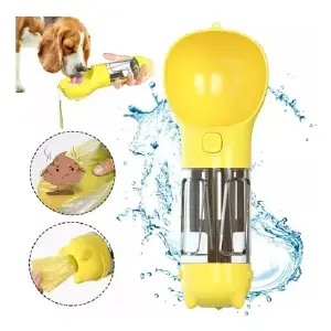 BOTELLA AMARILLA MULTIFUNCION (MASCOTAS): La solución ideal para hidratar a tu amigo peludo - BOTELLA AMARILLA MULTIFUNCION (MASCOTAS)