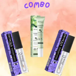 2 Sérum de Pestañas + Contorno de Ojos con Centella Asiática: ¡Belleza Total! - 2 SERUM DE PESTAÑAS + CONTORNO CENTELLA