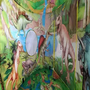 Carpa de Juego de Dinosaurios BST-3: ¡Aventura Prehistórica en tu Hogar! - Carpa de juego de dinosaurios BST-3
