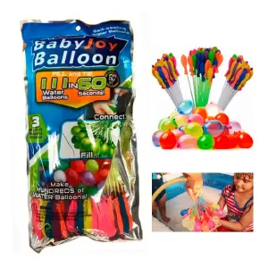111 Globos Bomba de Agua en 60 Segundos - ¡Diversión Garantizada! - 111 Globos Bombas De Agua En 60 Seg Reca