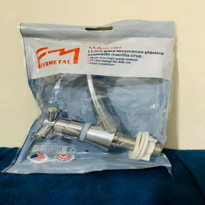 Llave para Lavamanos: Elegancia y Durabilidad en un Solo Diseño - LLAVE LAVAMANOS PLAST CROMAD MANIJA CRUZ