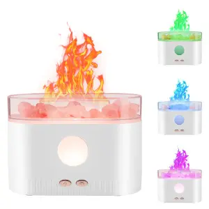 HUMIDIFICADOR DIFUSOR LÁMPARA DE SAL: Crea un ambiente relajante y saludable - HUMIDIFICADOR DIFUSOR LÁMPARA DE SAL