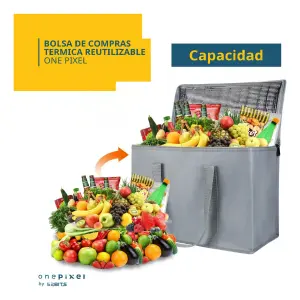Bolsa de Mercado Térmica Grande: ¡Mantén tus alimentos frescos por más tiempo! - Bolsa De Mercado Termica Grande