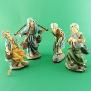 Aldeanos para Pesebre de 8" - Aldeanos para pesebre de 8"