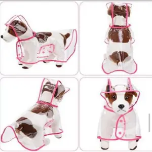 Capa de lluvia para perro talla M: ¡Protección total para tu mejor amigo! - carpa lluvia para perro talla M