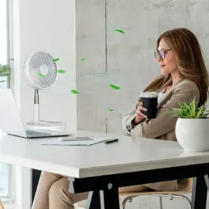 Ventilador Plegable Recargable Inalámbrico: ¡Refresca tu día con comodidad! - Ventilador Plegable Recargable Inalambri