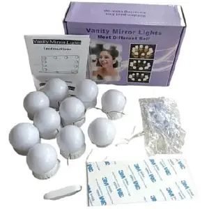 JUEGO DE LUCES PARA ESPEJO: Ilumina tu belleza - JUEGO DE LUCES PARA ESPEJO