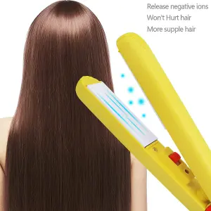 Plancha Mini Viajera Para Cabello Cerami: El Secreto para un Cabello Liso y Brillante en Cualquier Lugar - Plancha Mini Viajera Para Cabello Cerami