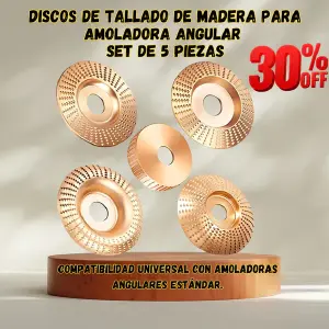 DISCOS DE PULIR MADERA X5: Dale un acabado profesional a tus proyectos - DISCOS DE PULIR MADERA X5