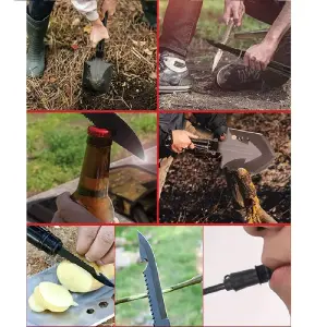 Mini Pala Tática Plegable Supervivencia: Tu Compañero Ideal para Cualquier Aventura - Mini Pala Tactica Plegable Supervivencia