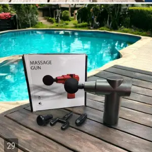 MASAJEADOR PISTOLA: Alivio Muscular y Bienestar en tus Manos - MASAJEADOR PISTOLA