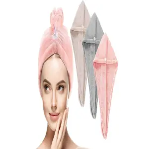 Toalla Para Cabello Microfibra: Secado Rápido y Sin Frizz - Toalla Para Cabello Microfibra