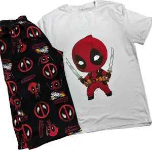 Pijama Piel de Durazno Deadpool Niño: ¡Suave como una Nube! - Pijama Piel de durazno DeadPool Niño