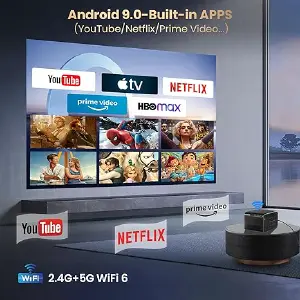 Proyector de Vídeo 4K Android / WiFi: Experiencia cinematográfica en casa - Proyector video 4K Android / wifi