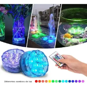 Luz LED Sumergible Con Control: Ilumina tu mundo bajo el agua - Luz Led Sumergible Con Control
