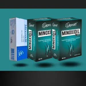 Combo farmacéutico minoxidil: El tratamiento completo para la caída del cabello - Combo farmacéutico minoxidil