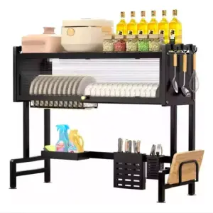 ESCURRIDOR DE PLATOS CON TAPA: ¡Organiza tu Cocina con Estilo! - ESCURRIDOR DE PLATOS CON TAPA