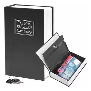 Caja Fuerte con Forma de Libro: Seguridad Discreta y Elegante - Caja Fuerte Con Llave Forma Libro