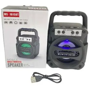 Parlante Bocina Bluetooth MS Radio Color: ¡Sonido Impecable en Cualquier Lugar! - Parlante Bocina Bluetooth Ms Radio Color