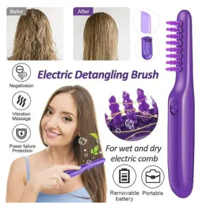 Cepillo Eléctrico Desenredar El Cabello: Dile Adiós a Los Nudos - Cepillo Eléctrico Desenredar El Cabello