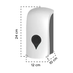 Dispensador de Jabón Líquido 1000 ml ABS: La Solución Perfecta para Tu Hogar - Dispensador de jabón líquido 1000 ml ABS