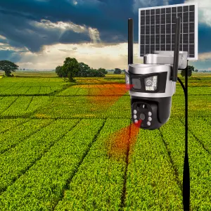 Cámara Solar Doble Lente WIFI PTZ 12MP G: Seguridad Inteligente para su Hogar - CAMARA SOLAR DOBLE LENTE WIFI PTZ 12MP G