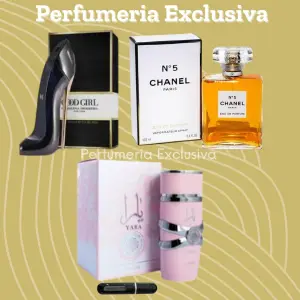 Good Girl + Chanel Nº5 + Yara: La Perfecta Fusión de Fragancias - Good Girl + Chanel Nº5+ Yara+perfumero