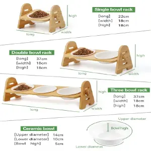 Comedero Doble Blanco Graduable: La Alimentación Perfecta para tu Mascota - Comedero Doble Blanco Graduable