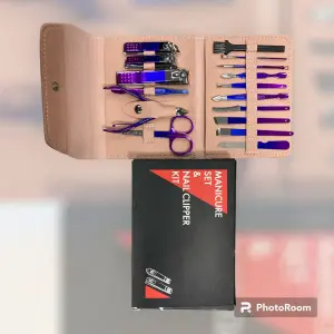 KIT DE MANICURA TORNASOL 16 PIEZAS: ¡Dale un toque mágico a tus uñas! - KIT DE MANICURA  TORNASOL 16 PIEZAS