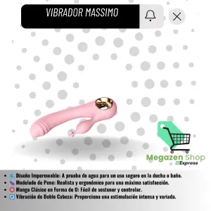VIBRADOR ESTIMULANTE MASSIMO: Experimenta el Placer Supremo - VIBRADOR ESTIMULANTE MASSIMO