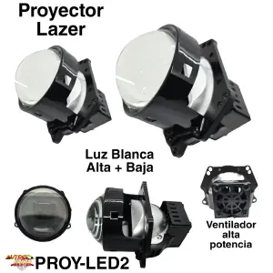 Proyector Láser: Iluminación de Alta Definición - proyectorlazer luz blanca alta baja vent