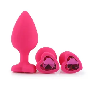 Plug Anal Silky: Placer Intensificado - Plug anal siliconado con joya Silky