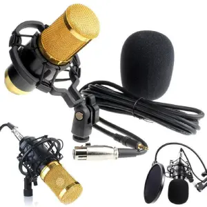 MICROFONO CONDENSADOR PROFESIONAL: Captura Sonido de Alta Calidad - MICROFONO CONDENSADOR PROFESIONAL