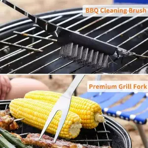 Kit Asado X15: Tu Experiencia Parrillera Perfecta - Kit Asado X15 Utensilios Parrilero Acero