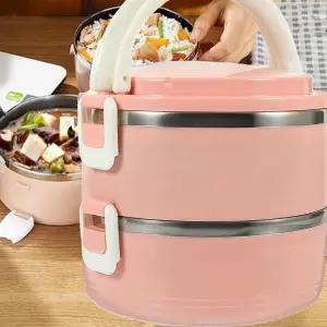 Lonchera Portacomida Térmica Practica: ¡Lleva tu comida fresca y deliciosa a donde vayas! - Lonchera  Portacomida Térmica Practica
