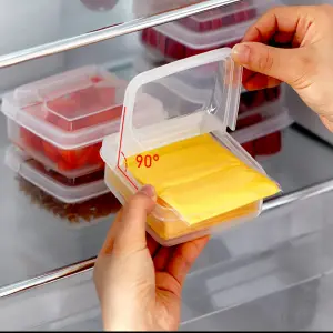 CONTENEDOR PARA QUESO TAJADO: Mantén tu queso fresco y delicioso - CONTENEDOR PARA QUESO TAJADO
