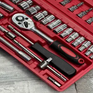 Juego de Copas para Mecánica Automotriz: 46 Piezas de Precisión - Juego De Copas X 46 Piezas Mecanica Auto