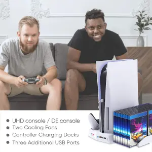 Base de Carga PS5 Refrigerante: ¡Mantén tu Consola Fría y Listo para la Acción! - Base De Carga Ps5 Refrigerante