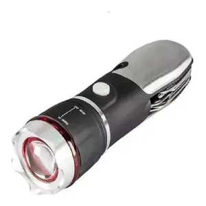 Linterna LED con Zoom y Multiherramienta: ¡La Herramienta Perfecta para Cualquier Aventura! - Linterna led con zoom y multiherramienta
