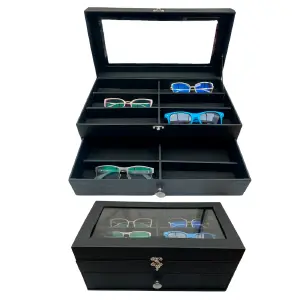 Organizador de Gafas Estuche de Lujo 12: El Almacenamiento Perfecto para tus Gafas - ORGANIZADOR DE GAFAS ESTUCHE DE LUJO 12