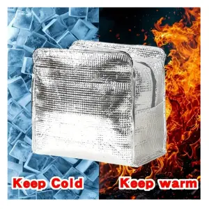 Lonchera Térmica De Tela Con Asa: ¡Mantén tus comidas frescas y deliciosas durante todo el día! - Lonchera Termica De Tela Con Asa