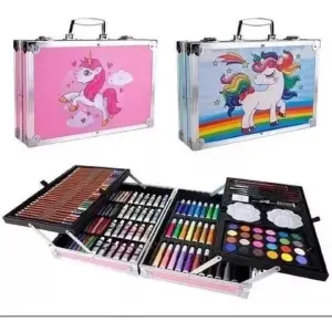 Set Arte Niños Maleta 145 Piezas Plumón: ¡Despierta la Creatividad! - Set Arte Niños Maleta 145 Piezas Plumón
