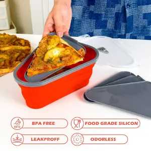 Contenedor de Almacenamiento para Pizza X5: ¡La solución definitiva para tus pizzas! - Contenedor Almacenamiento Para Pizza X5