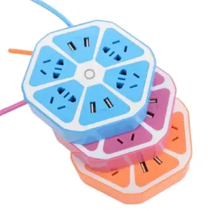 Multitoma Hexagonal Alargue 4 Tomas: La Solución Perfecta para tus Necesidades de Conexión - Multitoma Hexagonal Alargue 4 tomas