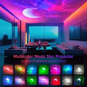 PROYECTOR ASTRONAUTA BLUETOOTH NEGRO: Lleva el universo a tu hogar - PROYECTOR ASTRONAUTA BLUETOOTH NEGRO