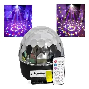 Lmpara Con Luces de Discoteca Bluetooth: Ilumina tus Fiestas - Lampara Con Luces De Discoteca Bluetooth
