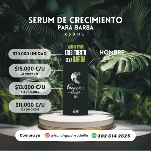 Suero Crecimiento Barba: Despierta el Potencial de tu Barba - Suero Crecimiento Barba
