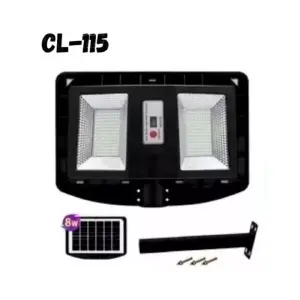 LAMPARA EXTERIOR CON PANEL SOLAR CL-115: Iluminación sostenible para tu hogar - LAMPARA EXTERIOR CON PANEL SOLAR CL-115