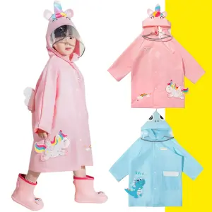 Capa Lluvia para Niños con Visera y Expansor: ¡Protección y Diversión! - Capa Lluvia Para Niños Visera y Expansor